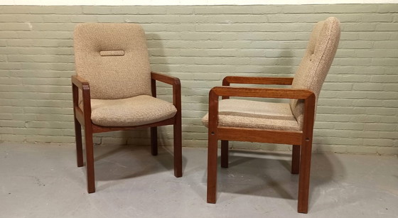 Image 1 of 2x Vintage design fauteuil