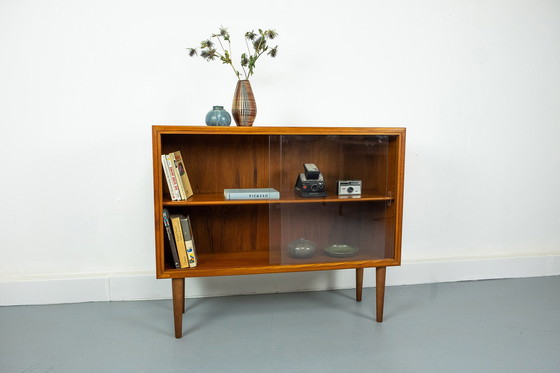 Image 1 of Vintage Søborg Teak Vitrinekasten van Børge Mogensen