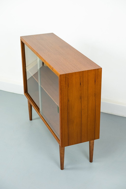 Vintage Søborg Teak Vitrinekasten van Børge Mogensen