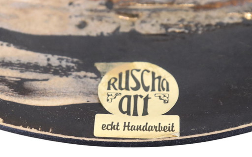 Ruscha art wandbord vintage