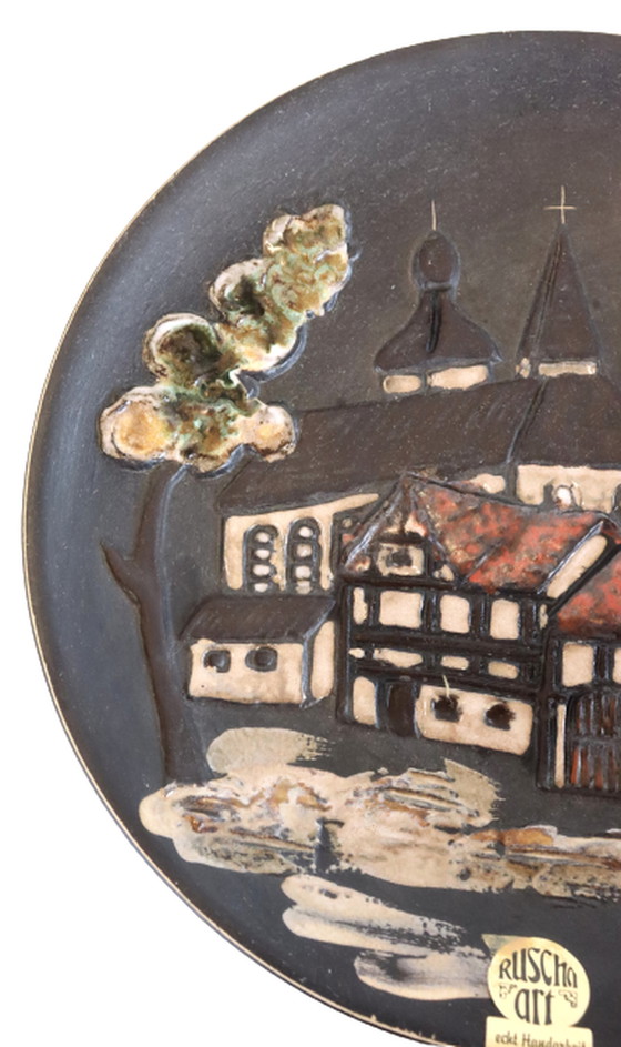 Image 1 of Ruscha art wandbord vintage