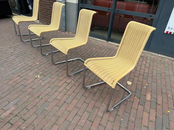 Image 1 of 4x Vintage Roofs stoelen, set