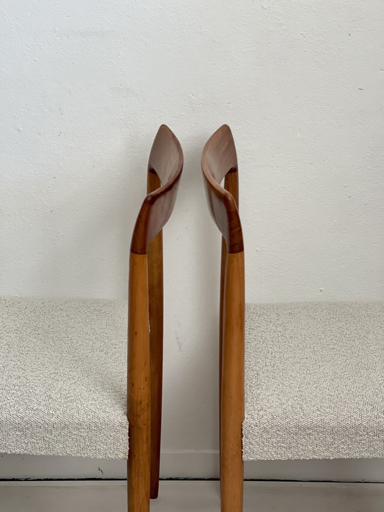 Image 1 of 6x Lübke vintage eetstoelen