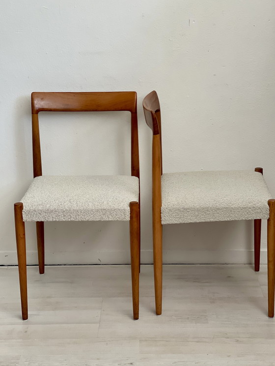 Image 1 of 6x Lübke vintage eetstoelen