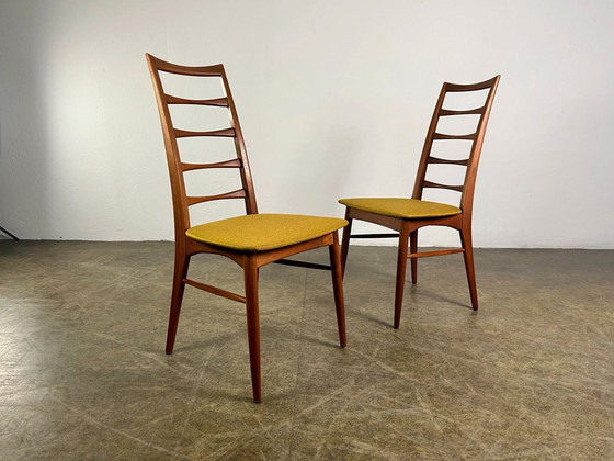 Image 1 of Set van 2 stoelen Niels Koefoed model Lis teak Mid Century