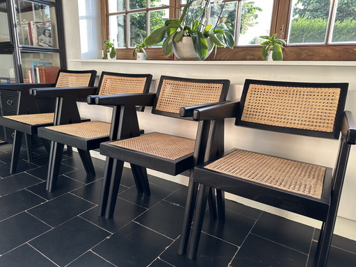 4x Detjer office/dining chairs charcoal