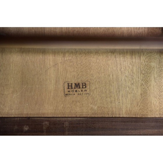 Image 1 of Vintage teakhouten salontafel van Hmb Möbler Rörvik, Zweden 1950