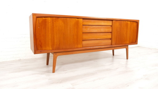 Vintage Dressoir | Schuifdeuren | Scandinavisch Design | 200 Cm