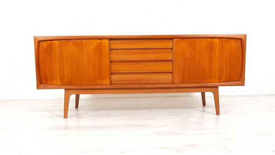 Image 1 of Vintage Dressoir | Schuifdeuren | Scandinavisch Design | 200 Cm