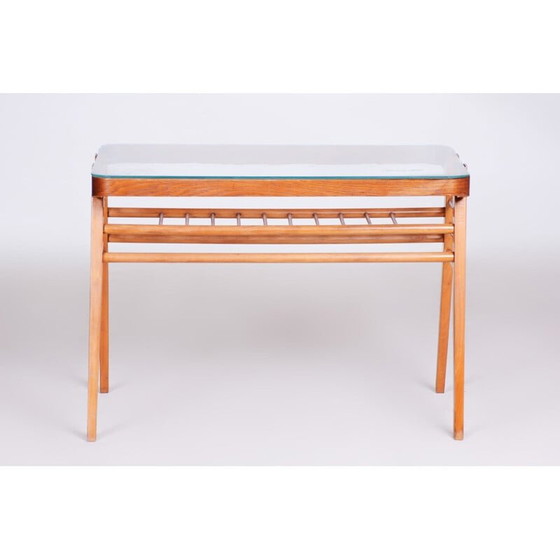 Image 1 of Mid century houten bijzettafel, 1950