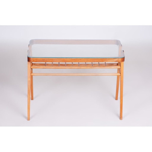 Mid century houten bijzettafel, 1950