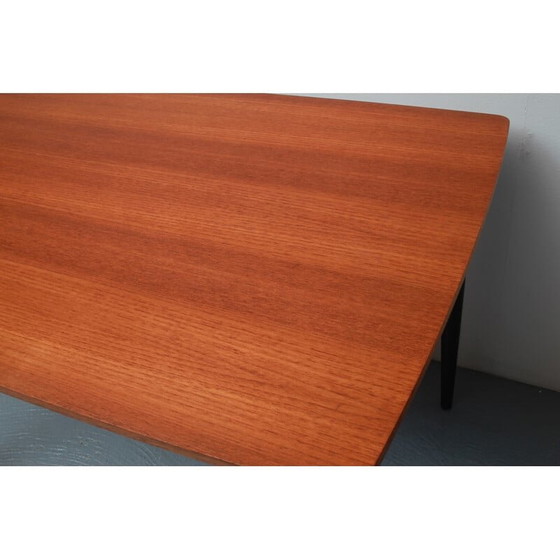 Image 1 of Vintage uitschuifbare eettafel teak, 1960
