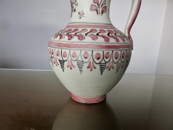 Image 1 of Keramische Pitcher "Talavera" Gesigneerd, Spanje, jaren 50 60