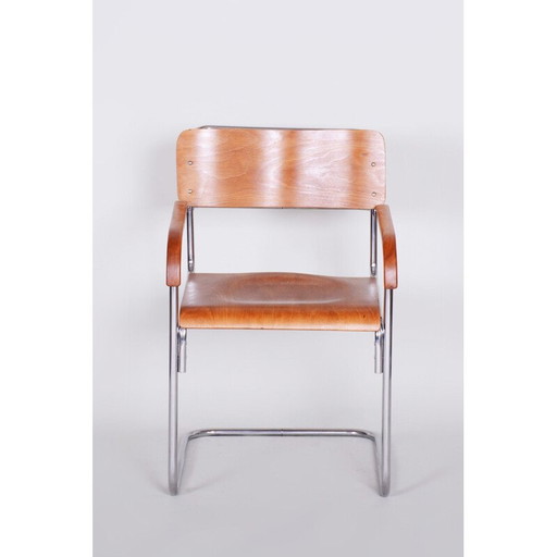 Bauhaus vintage fauteuil van Mucke Melder, jaren 1930