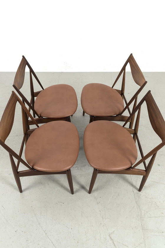 Image 1 of 4x Kurt Østervig stoelen, set