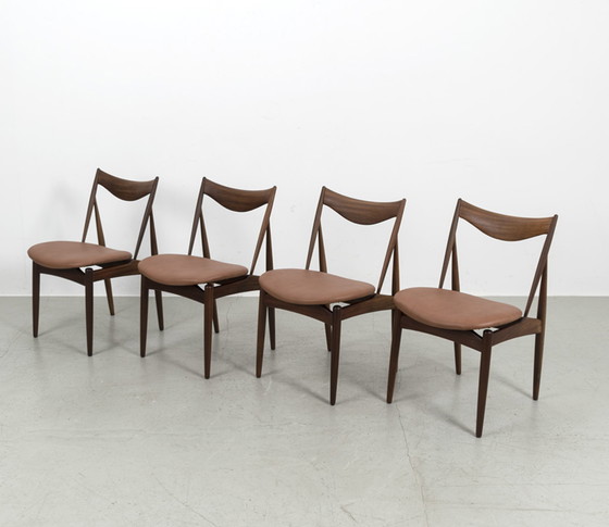 Image 1 of 4x Kurt Østervig stoelen, set