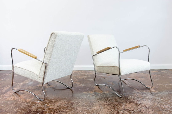 Image 1 of Paar Mid Century Fauteuils Door Fmw, Polen, 1950'S