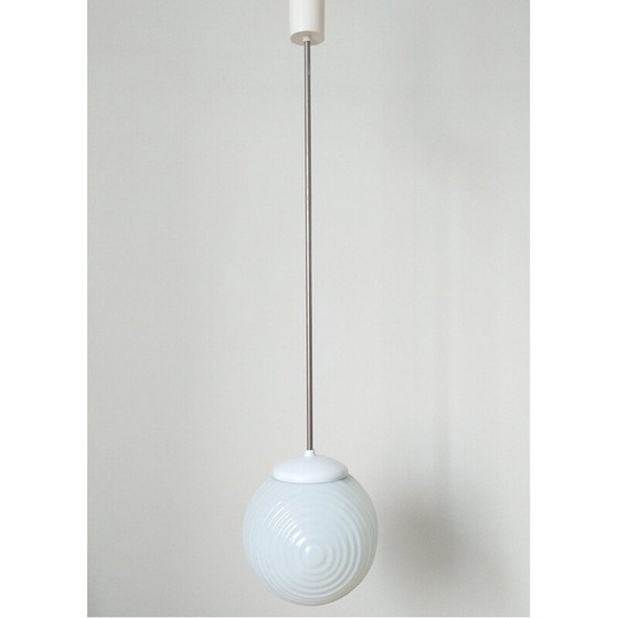 Image 1 of Vintage glazen hanglamp 1970