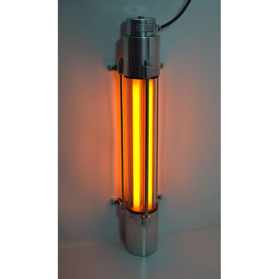 Image 1 of Vintage industriële wand- of plafondlamp van Paul Mrosek