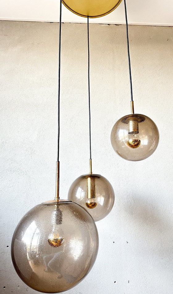 Image 1 of Vintage Glashütte Limburg Cascade Lamp