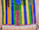 Berber tapijt - 254 cm x 148 cm - gekleurde wol