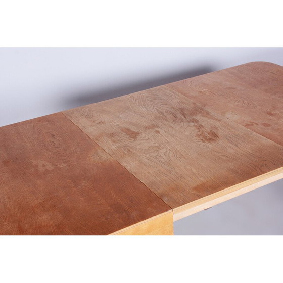 Image 1 of Mid Century essenhouten eettafel door Uluv, Tsjechië 1950