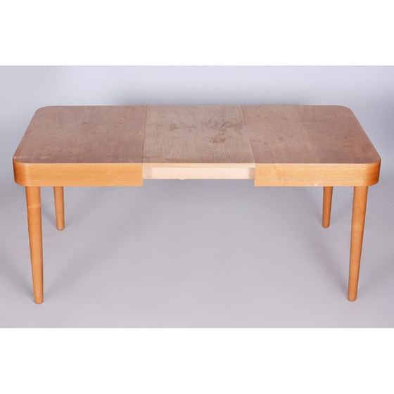 Image 1 of Mid Century essenhouten eettafel door Uluv, Tsjechië 1950