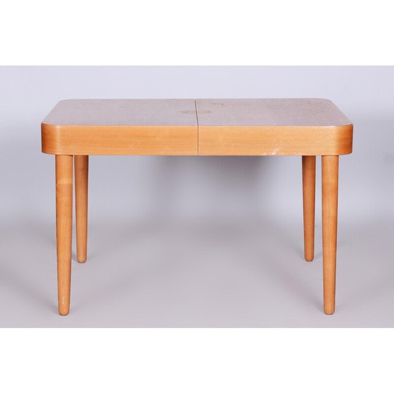 Image 1 of Mid Century essenhouten eettafel door Uluv, Tsjechië 1950