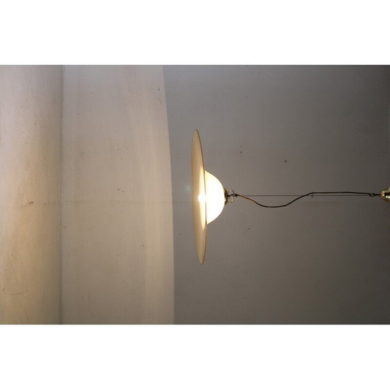 Image 1 of Vintage Italiaanse glazen hanglamp, jaren 1960