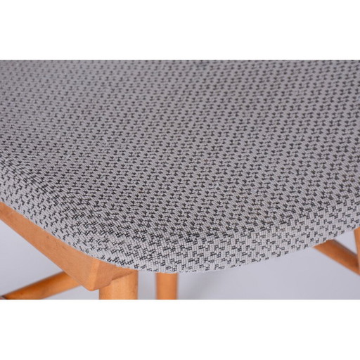 Set van 4 vintage beuken stoelen voor Jitona Soběslav, Tsjecho-Slowakije 1960