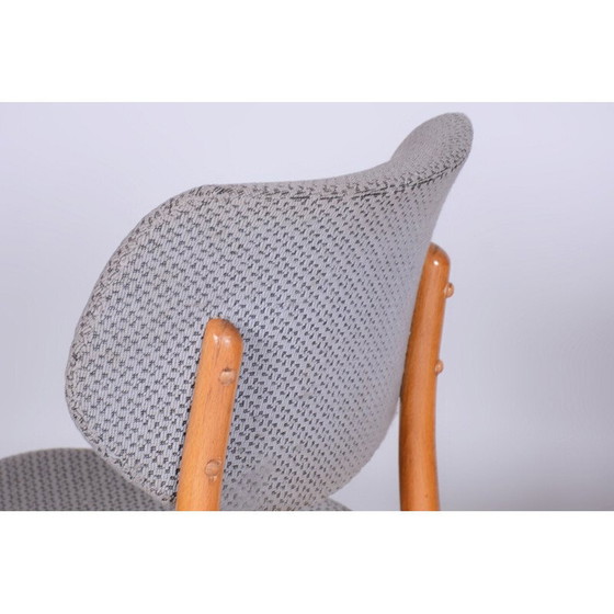 Image 1 of Set van 4 vintage beuken stoelen voor Jitona Soběslav, Tsjecho-Slowakije 1960