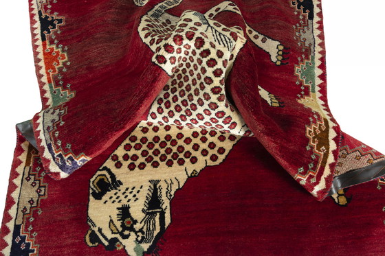 Image 1 of Handgeknoopt Gabbeh Nomadisch Tapijt - Tijger - 172 X 113 cm