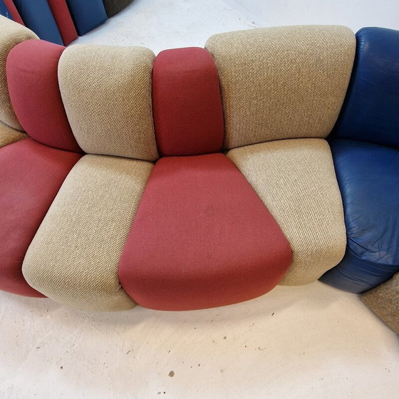 Image 1 of Vintage 3-zits Mississippi sofa van Pierre Paulin voor Artifort, Nederland 1970