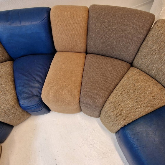 Image 1 of Vintage 3-zits Mississippi sofa van Pierre Paulin voor Artifort, Nederland 1970