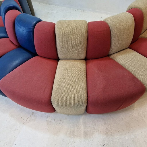 Vintage 3-zits Mississippi sofa van Pierre Paulin voor Artifort, Nederland 1970