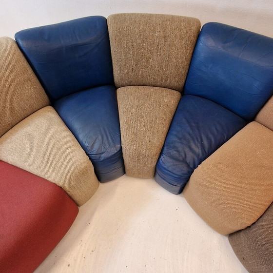 Image 1 of Vintage 3-zits Mississippi sofa van Pierre Paulin voor Artifort, Nederland 1970