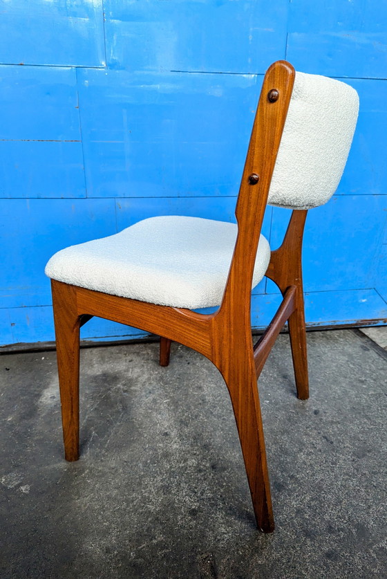 Image 1 of 4x Midcentury Teak Eetstoelen- Denemarken