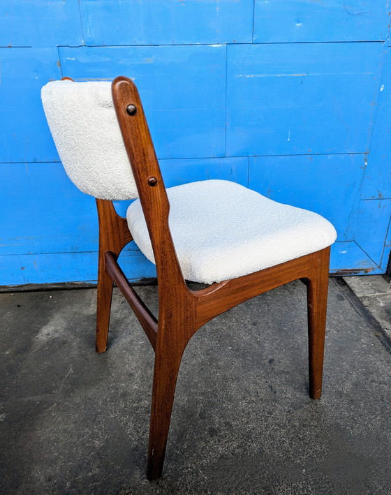 Image 1 of 4x Midcentury Teak Eetstoelen- Denemarken