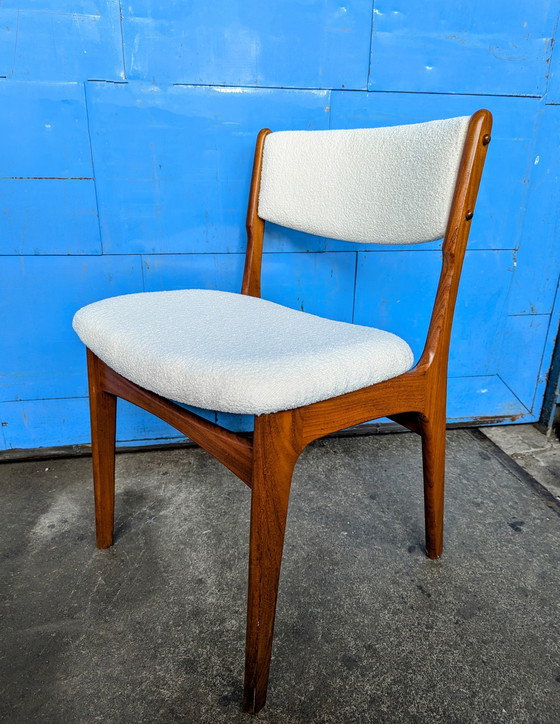 Image 1 of 4x Midcentury Teak Eetstoelen- Denemarken