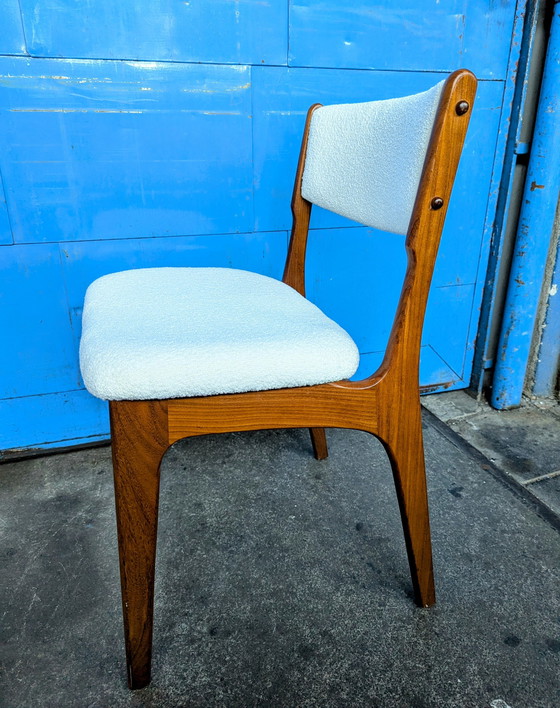 Image 1 of 4x Midcentury Teak Eetstoelen- Denemarken