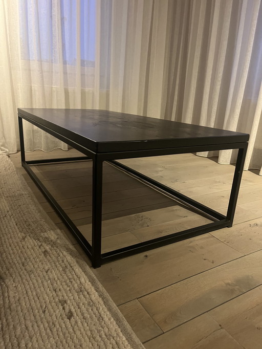 Salontafel Met Massief Eiken Tafelblad