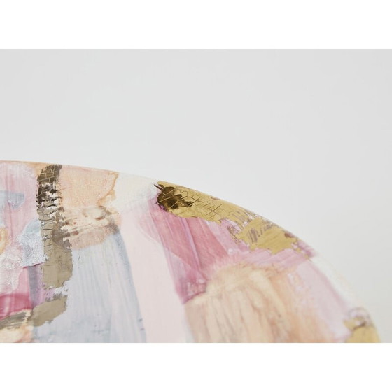 Image 1 of Vintage geglazuurd aardewerk schaaltje van Les Héritiers, Frankrijk 1990