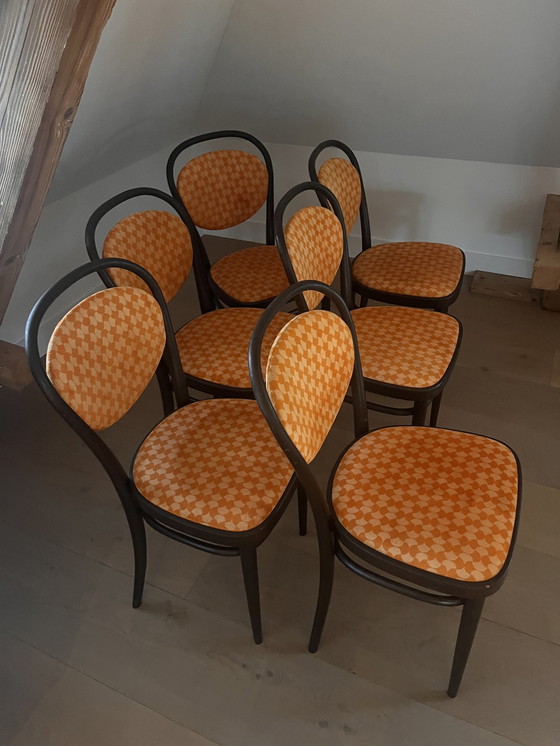 Image 1 of 6x Thonet Eetkamerstoelen