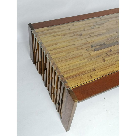 Image 1 of Vintage salontafel in jacaranda en teak door Percival Lafer, Brazilië 1960