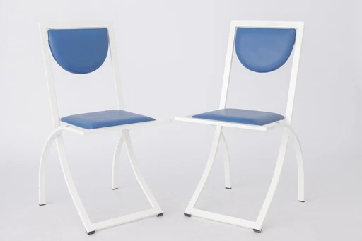 2 Eetkamerstoelen van Karl Friedrich Förster voor fabrikant KFF Duitsland, jaren 1980, Set van 3