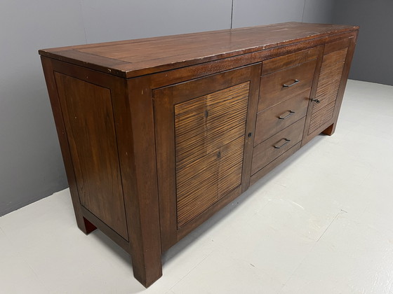 Image 1 of Vintage bamboe dressoir, 1970