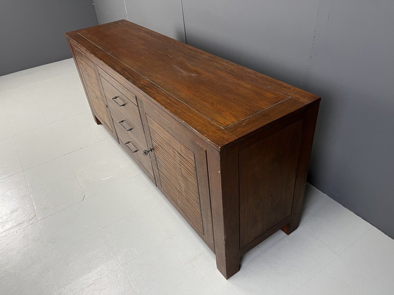 Image 1 of Vintage bamboe dressoir, 1970