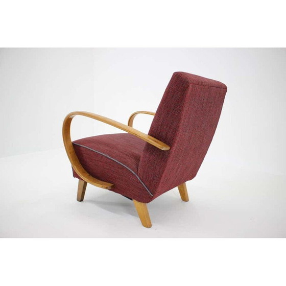 Image 1 of Vintage fauteuil van Jindrich Halabala, Tsjecho-Slowakije 1950