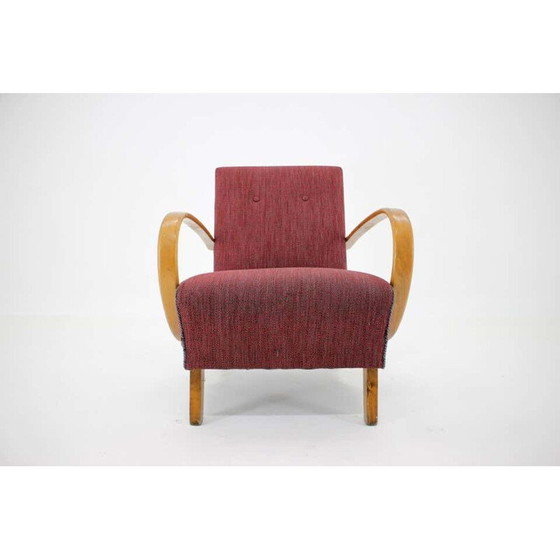 Image 1 of Vintage fauteuil van Jindrich Halabala, Tsjecho-Slowakije 1950