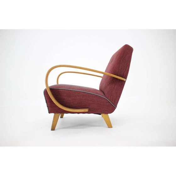 Image 1 of Vintage fauteuil van Jindrich Halabala, Tsjecho-Slowakije 1950